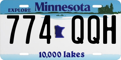 MN license plate 774QQH