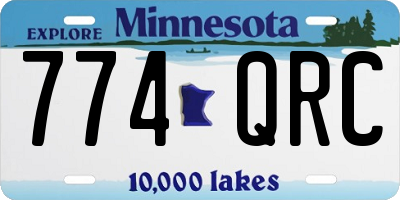 MN license plate 774QRC