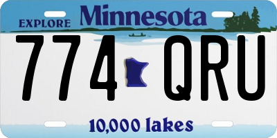 MN license plate 774QRU