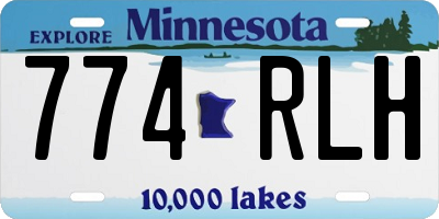 MN license plate 774RLH