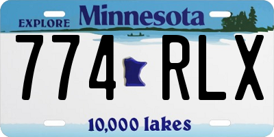 MN license plate 774RLX
