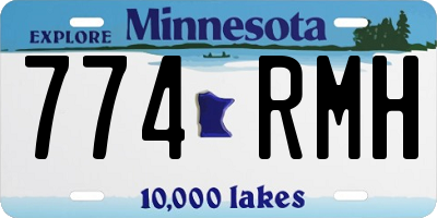 MN license plate 774RMH