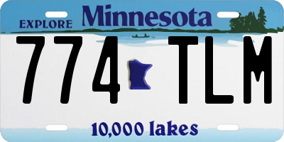 MN license plate 774TLM