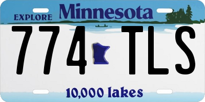 MN license plate 774TLS
