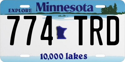 MN license plate 774TRD