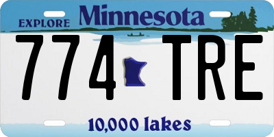 MN license plate 774TRE