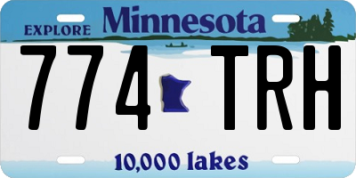 MN license plate 774TRH