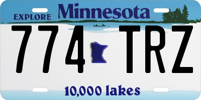 MN license plate 774TRZ