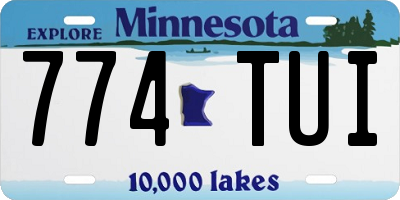MN license plate 774TUI