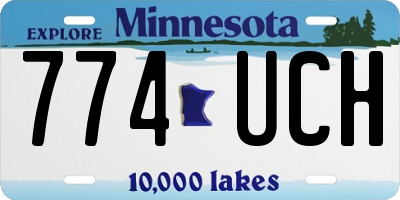 MN license plate 774UCH