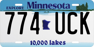 MN license plate 774UCK