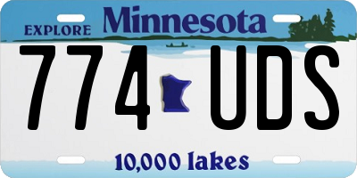 MN license plate 774UDS