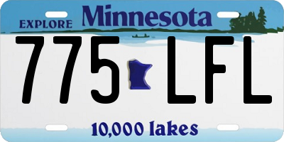 MN license plate 775LFL