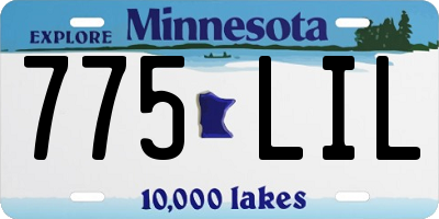 MN license plate 775LIL