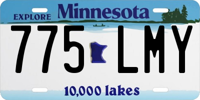 MN license plate 775LMY