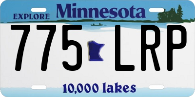 MN license plate 775LRP