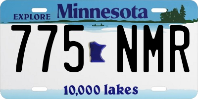 MN license plate 775NMR