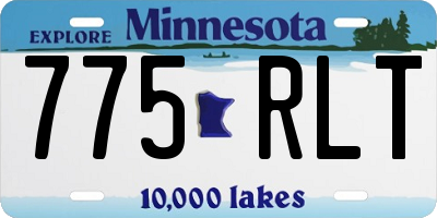 MN license plate 775RLT