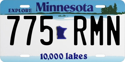 MN license plate 775RMN