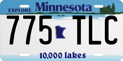 MN license plate 775TLC