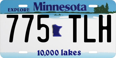 MN license plate 775TLH