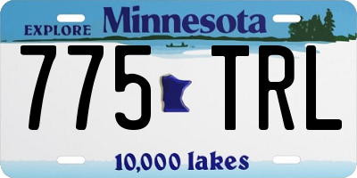 MN license plate 775TRL