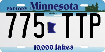 MN license plate 775TTP