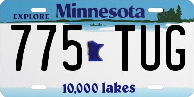 MN license plate 775TUG