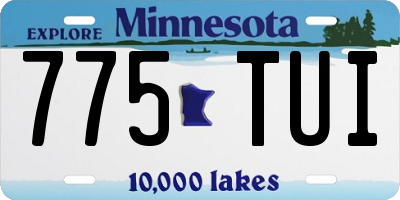MN license plate 775TUI