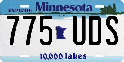 MN license plate 775UDS