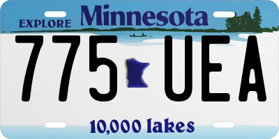 MN license plate 775UEA