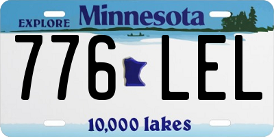 MN license plate 776LEL