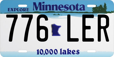 MN license plate 776LER