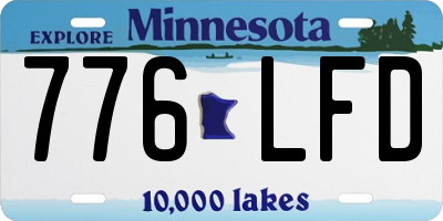 MN license plate 776LFD