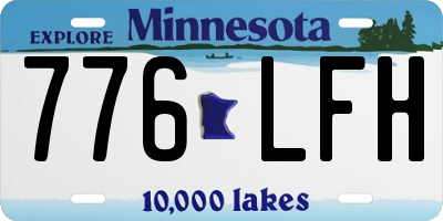 MN license plate 776LFH