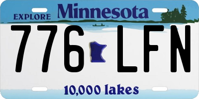 MN license plate 776LFN