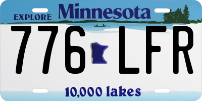 MN license plate 776LFR
