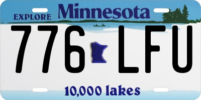 MN license plate 776LFU