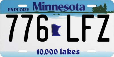 MN license plate 776LFZ