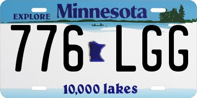 MN license plate 776LGG