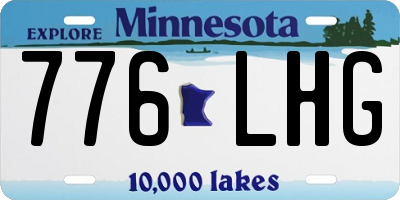 MN license plate 776LHG