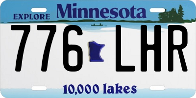 MN license plate 776LHR