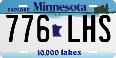 MN license plate 776LHS