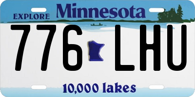 MN license plate 776LHU