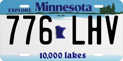 MN license plate 776LHV