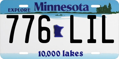 MN license plate 776LIL
