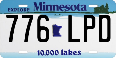 MN license plate 776LPD