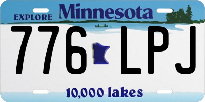 MN license plate 776LPJ