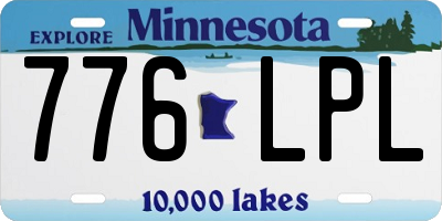 MN license plate 776LPL