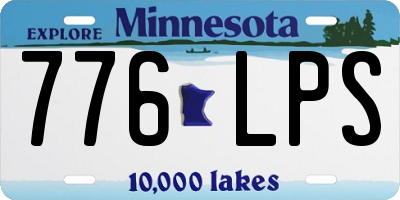 MN license plate 776LPS